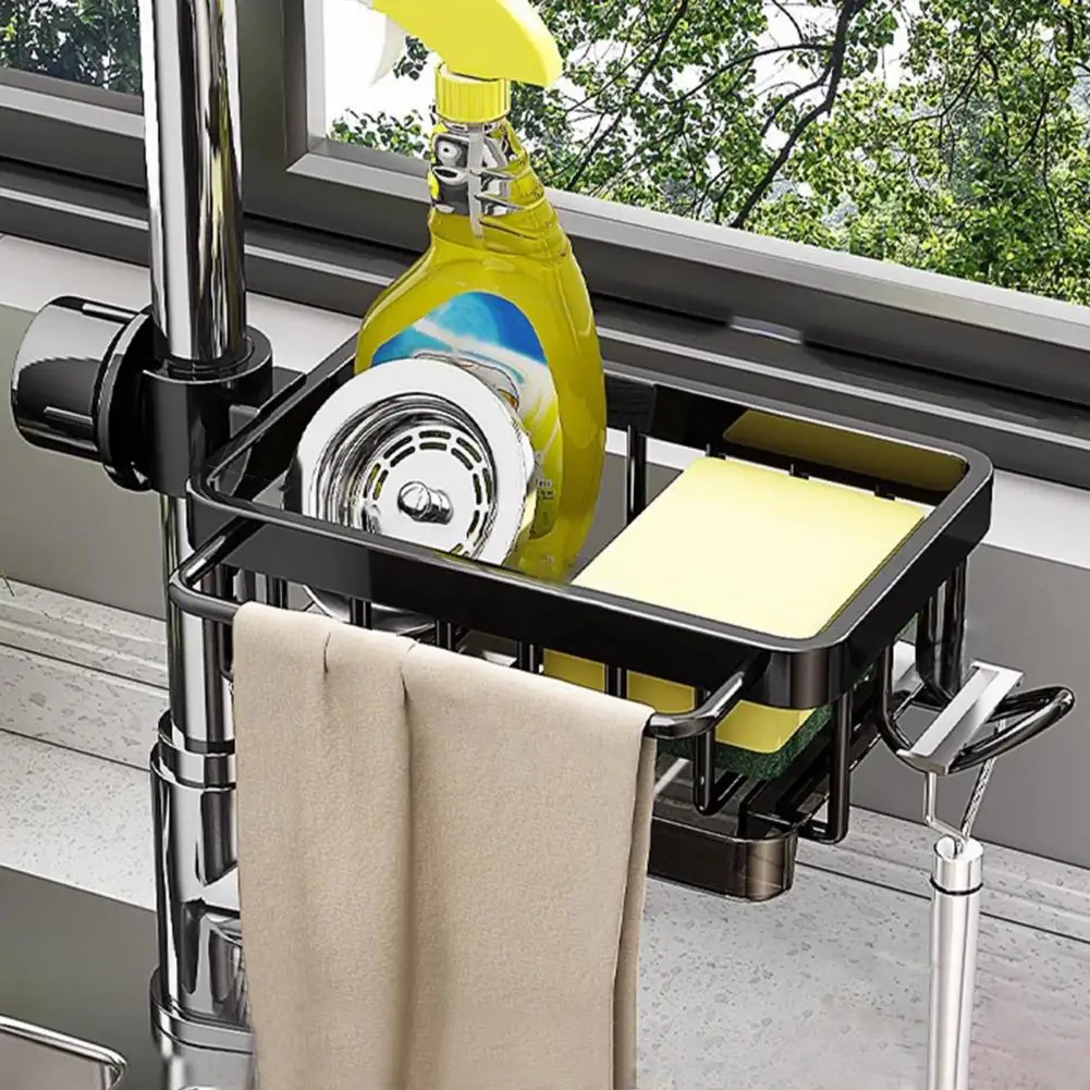 Drain Rack Rust-proof Kitchen Sink Faucet Organizer with Draining Rack Sponge Holder Waterproof Easy to Install Multifunction
Drain Rack Rust-proof Kitchen Sink Faucet Organizer with Draining Rack Sponge Holder Waterproof Easy to Install Multifunction