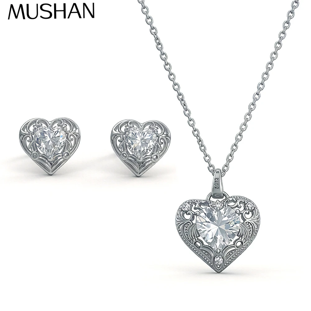 MuShan Designer Jewelry 925 Sterling Silver 24IN Necklace 2CT Moissanite Party Chic for Fiancee 18K Rose Gold Plated MST Patent
MuShan Designer Jewelry 925 Sterling Silver 24IN Necklace 2CT Moissanite Party Chic for Fiancee 18K Rose Gold Plated MST Patent
