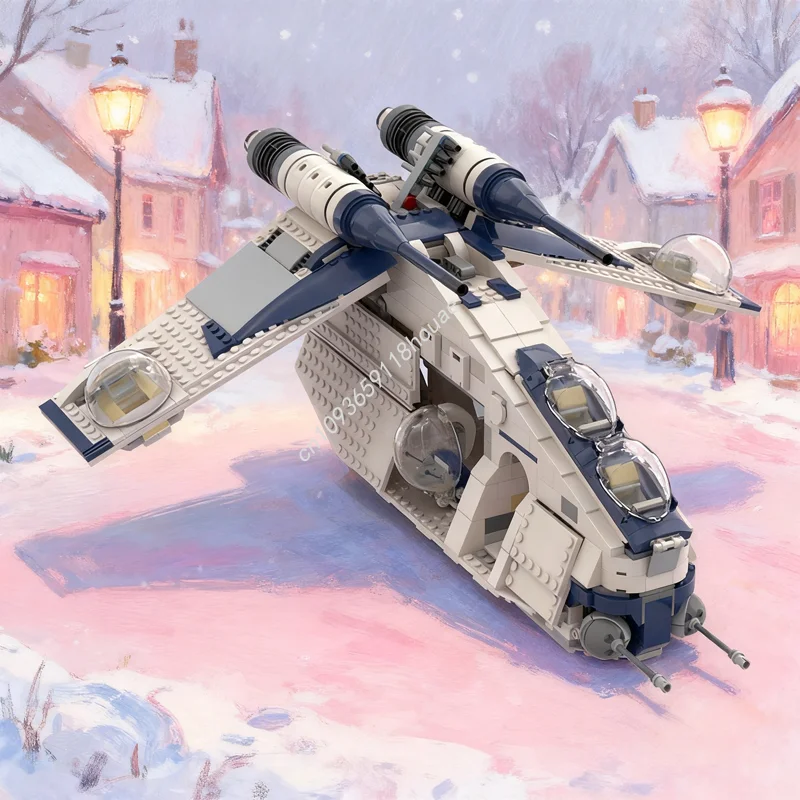 1063pcs MOC Star Battle LAAT The Legion Model Building Blocks Architecture Christmas Gifts Toys DIY Idea Education Brick
1063pcs MOC Star Battle LAAT The Legion Model Building Blocks Architecture Christmas Gifts Toys DIY Idea Education Brick