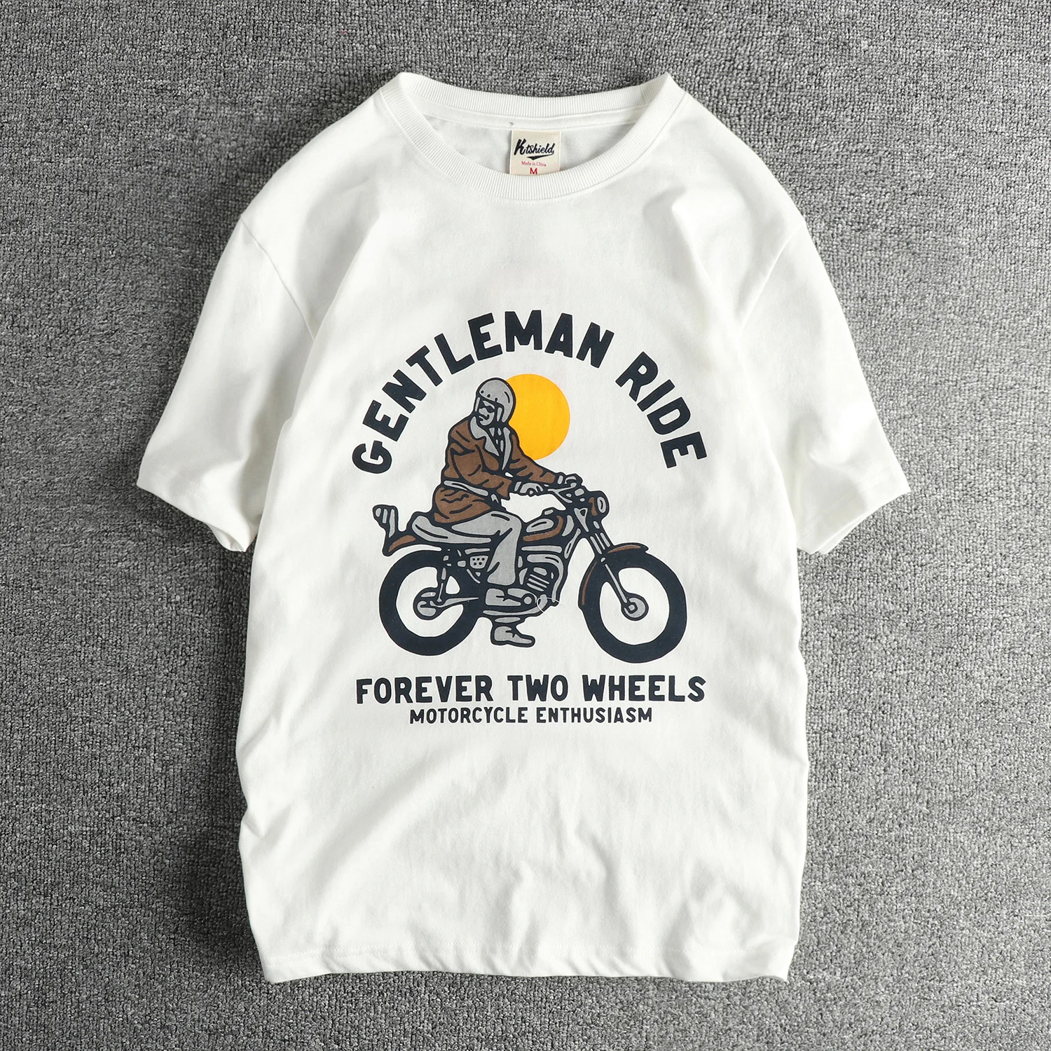 Summer New American Retro Short-sleeved O-neck Motorcycle Printed T-shirt Men's Fashion 100% Cotton Washed Casual Sport Tops
Summer New American Retro Short-sleeved O-neck Motorcycle Printed T-shirt Men's Fashion 100% Cotton Washed Casual Sport Tops