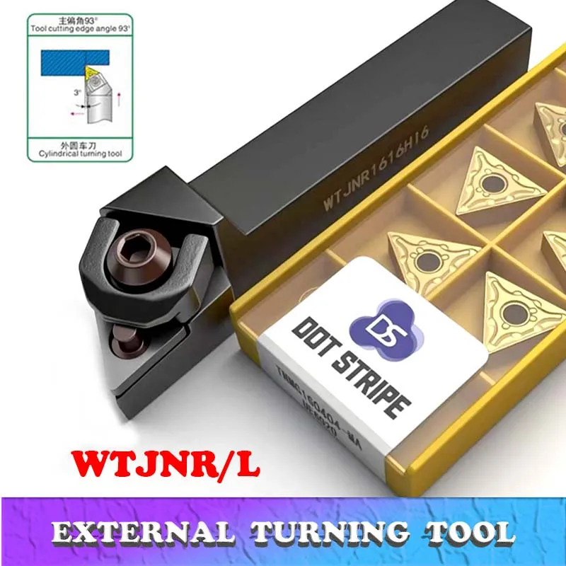 High Quality WTJNR2020K16 WTJNR 1616H16 WTJNR2525M16 External Turning Tool Holder TNMG Carbide Inserts Lathe Cutting Tools Set
High Quality WTJNR2020K16 WTJNR 1616H16 WTJNR2525M16 External Turning Tool Holder TNMG Carbide Inserts Lathe Cutting Tools Set
