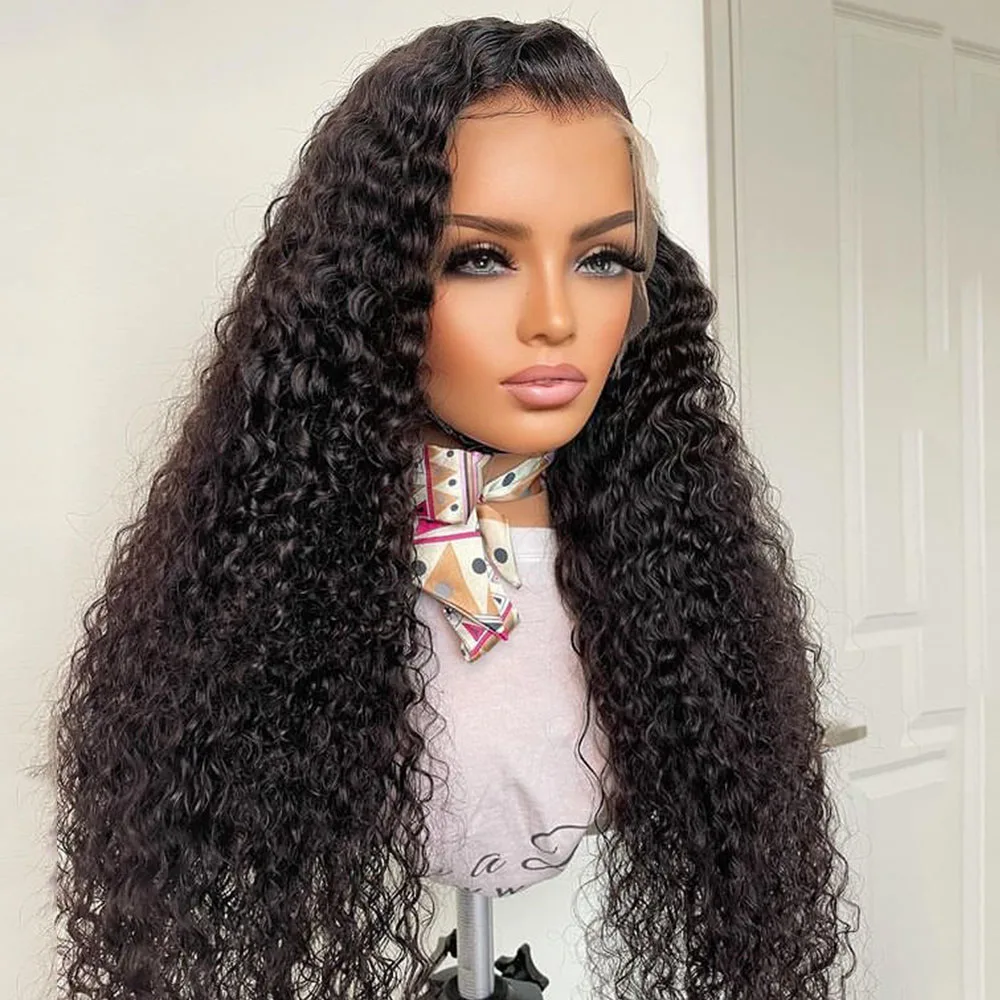 Soft Natural Black Glueless 180Density Kinky Curly 26Inch Long Deep Lace Front Wig For Women With Baby Hair Preplucked Daily
Soft Natural Black Glueless 180Density Kinky Curly 26Inch Long Deep Lace Front Wig For Women With Baby Hair Preplucked Daily