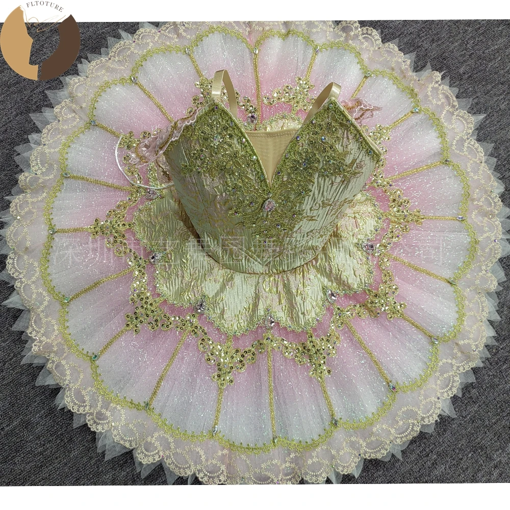 FLTOTURE YN2035 Bright Women Professional Ballet Nutcracker Sleeping Beauty Variation Costumes Competition Pink Tutu Skirt
FLTOTURE YN2035 Bright Women Professional Ballet Nutcracker Sleeping Beauty Variation Costumes Competition Pink Tutu Skirt