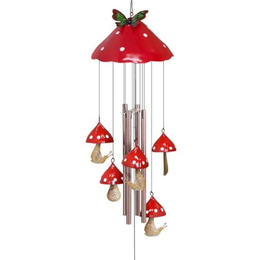 Wind Chimes for Outside, Mushroom Wind Chime Garden Decor Outdoor, Yard Decorations Wind Chimes for Mom Grandma Women Housewarm
Wind Chimes for Outside, Mushroom Wind Chime Garden Decor Outdoor, Yard Decorations Wind Chimes for Mom Grandma Women Housewarm