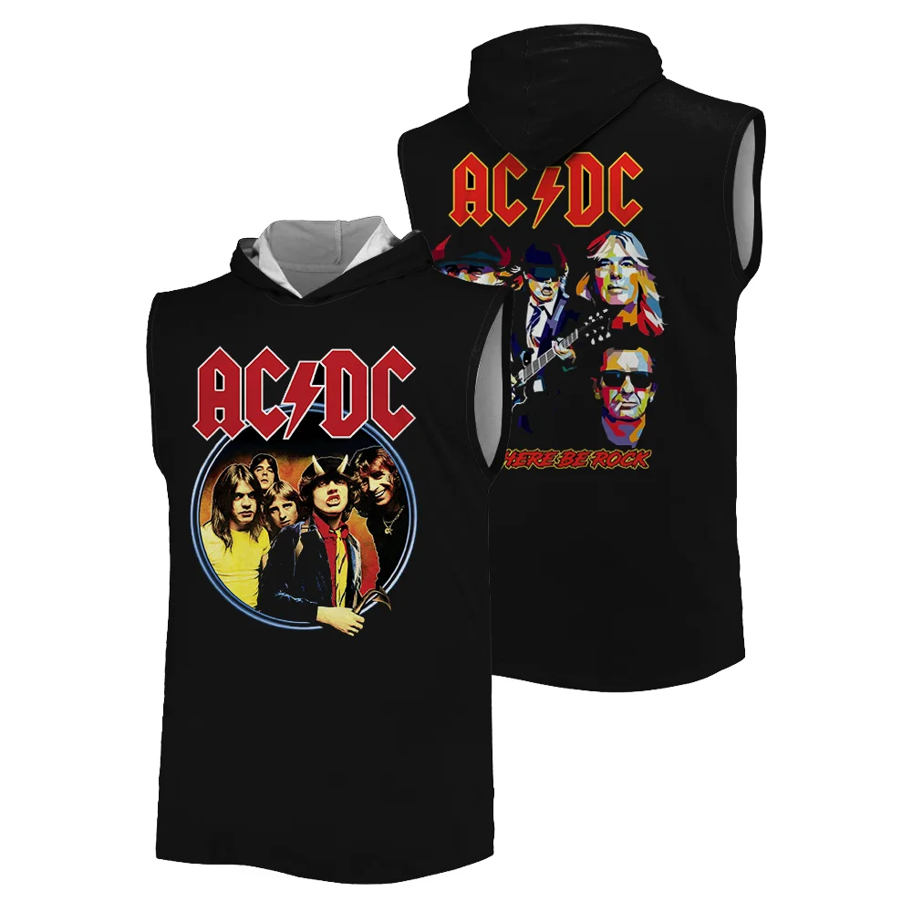 2025 Summer hot sale 3D printed sports hooded vest AC DC popular rock band Hip hop Breathable quick-dry Retro men's tank tops
2025 Summer hot sale 3D printed sports hooded vest AC DC popular rock band Hip hop Breathable quick-dry Retro men's tank tops
