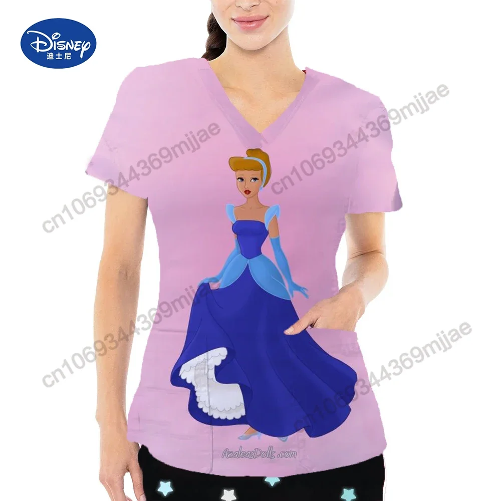 V-neck Women's Tops Cartoon Pocket T-shirts Short Sleeves Anime Girl T-shirts
V-neck Women's Tops Cartoon Pocket T-shirts Short Sleeves Anime Girl T-shirts