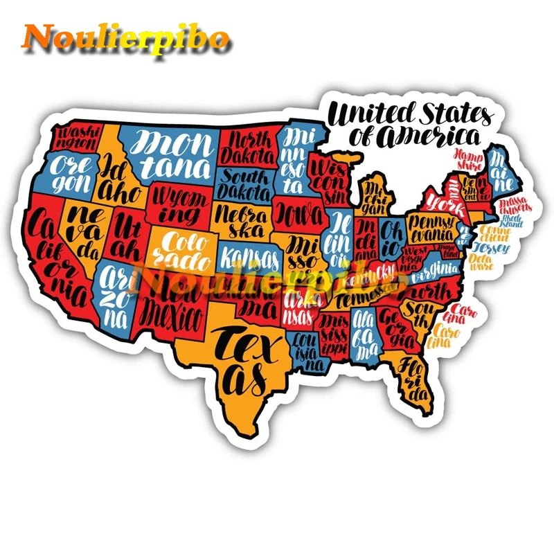 USA Cartoon Map Car Art Sticker Car Bumper Window Trunk Headlight Cover Rear View Mirror Motorcycle Trolley Case Vinyl Decal
USA Cartoon Map Car Art Sticker Car Bumper Window Trunk Headlight Cover Rear View Mirror Motorcycle Trolley Case Vinyl Decal