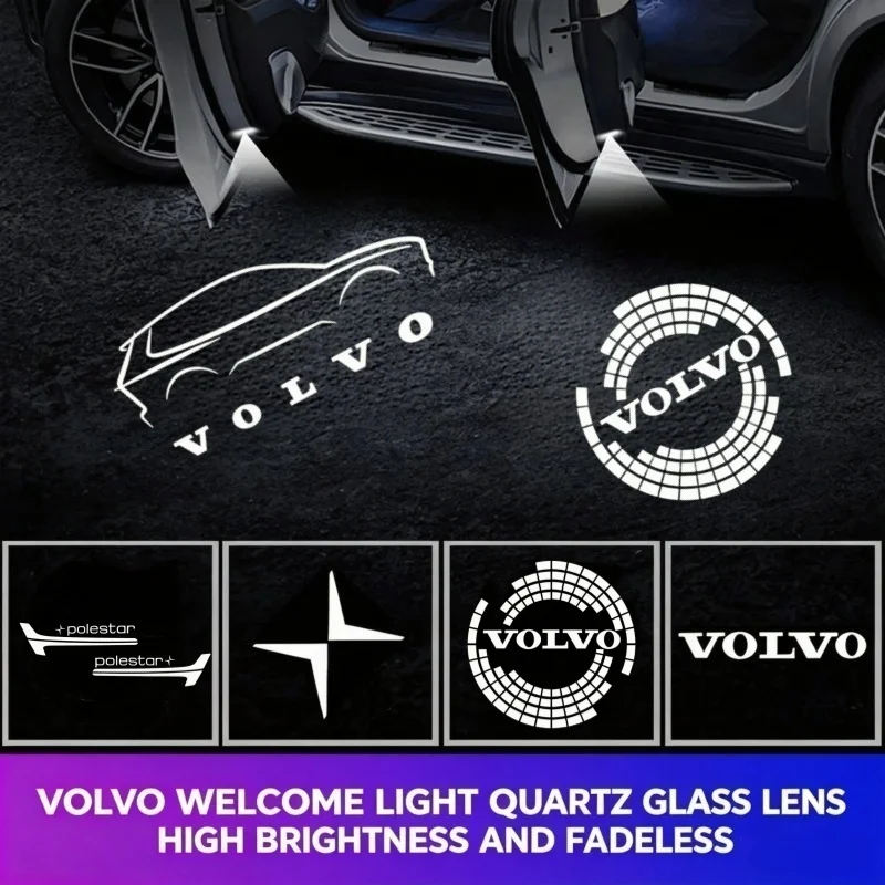 2Pcs LED Car Door Logo Light Ghost Shadow Welcome Lamps for Volvo V60 V40 V70 XC60 XC90 S80 S60 S90 S80L S60L Car Accessories
2Pcs LED Car Door Logo Light Ghost Shadow Welcome Lamps for Volvo V60 V40 V70 XC60 XC90 S80 S60 S90 S80L S60L Car Accessories