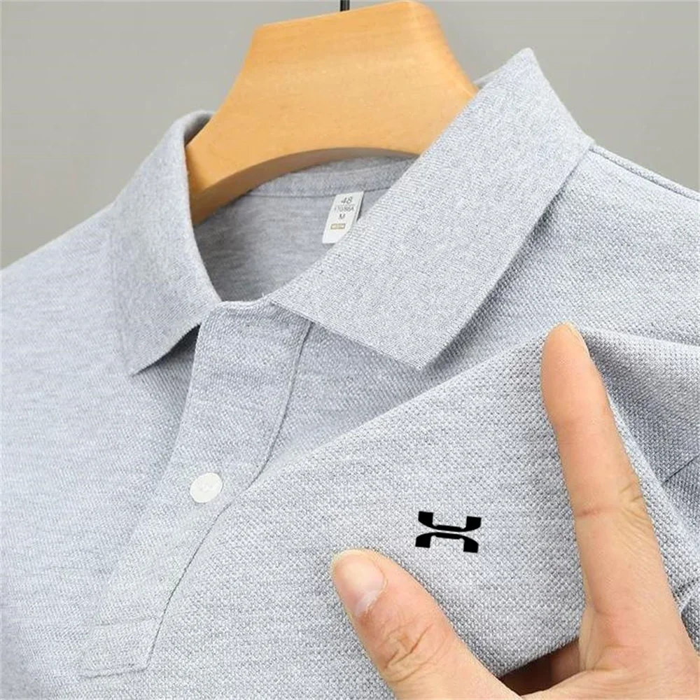 Summer 2025 new high-end men's T-shirts, high-quality and fashionable men's golf Polo shirts, outdoor business casual wear
Summer 2025 new high-end men's T-shirts, high-quality and fashionable men's golf Polo shirts, outdoor business casual wear