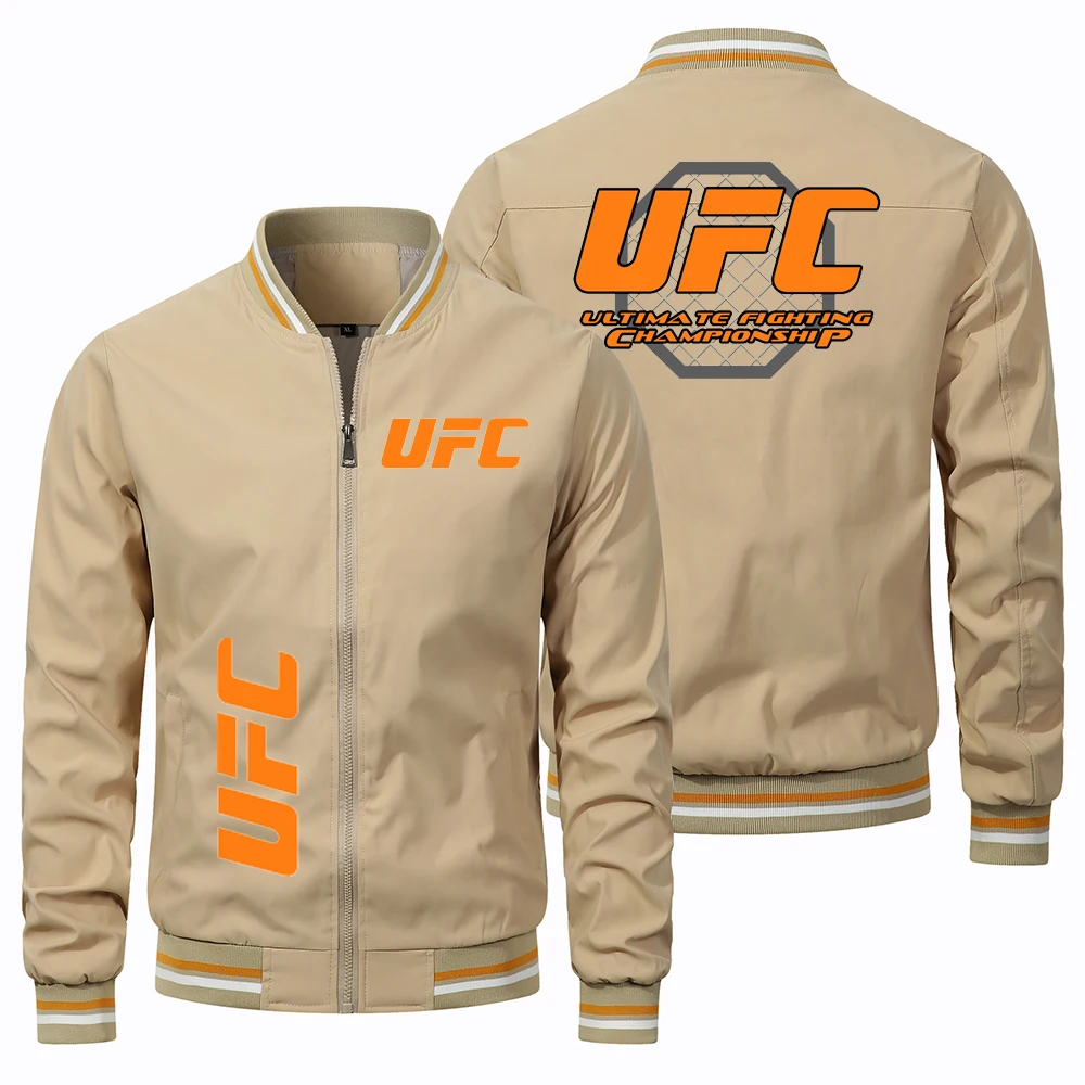 Новая весенняя уличная мужская куртка для спорта на открытом воздухе с принтом UFC, куртка с v-образным вырезом для гонок на мотоциклах, мужская одежда с логотипом UFC
Новая весенняя уличная мужская куртка для спорта на открытом воздухе с принтом UFC, куртка с v-образным вырезом для гонок на мотоциклах, мужская одежда с логотипом UFC