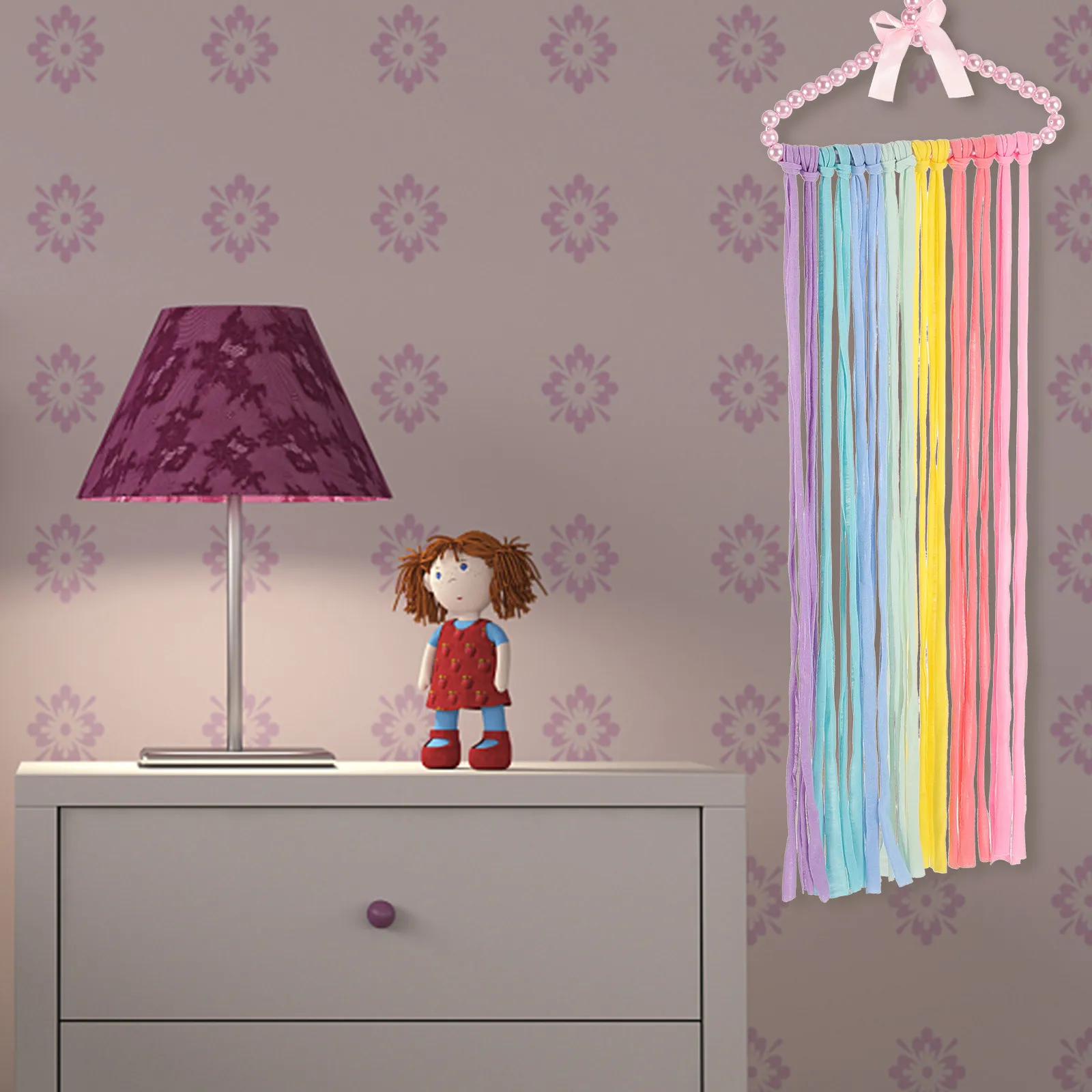 Creative Bow Organizer Rainbow Bow Hanger for Girls Hair Accessories Storage Hair Clip Holder Bedroom Decor Decor for Girls
Creative Bow Organizer Rainbow Bow Hanger for Girls Hair Accessories Storage Hair Clip Holder Bedroom Decor Decor for Girls