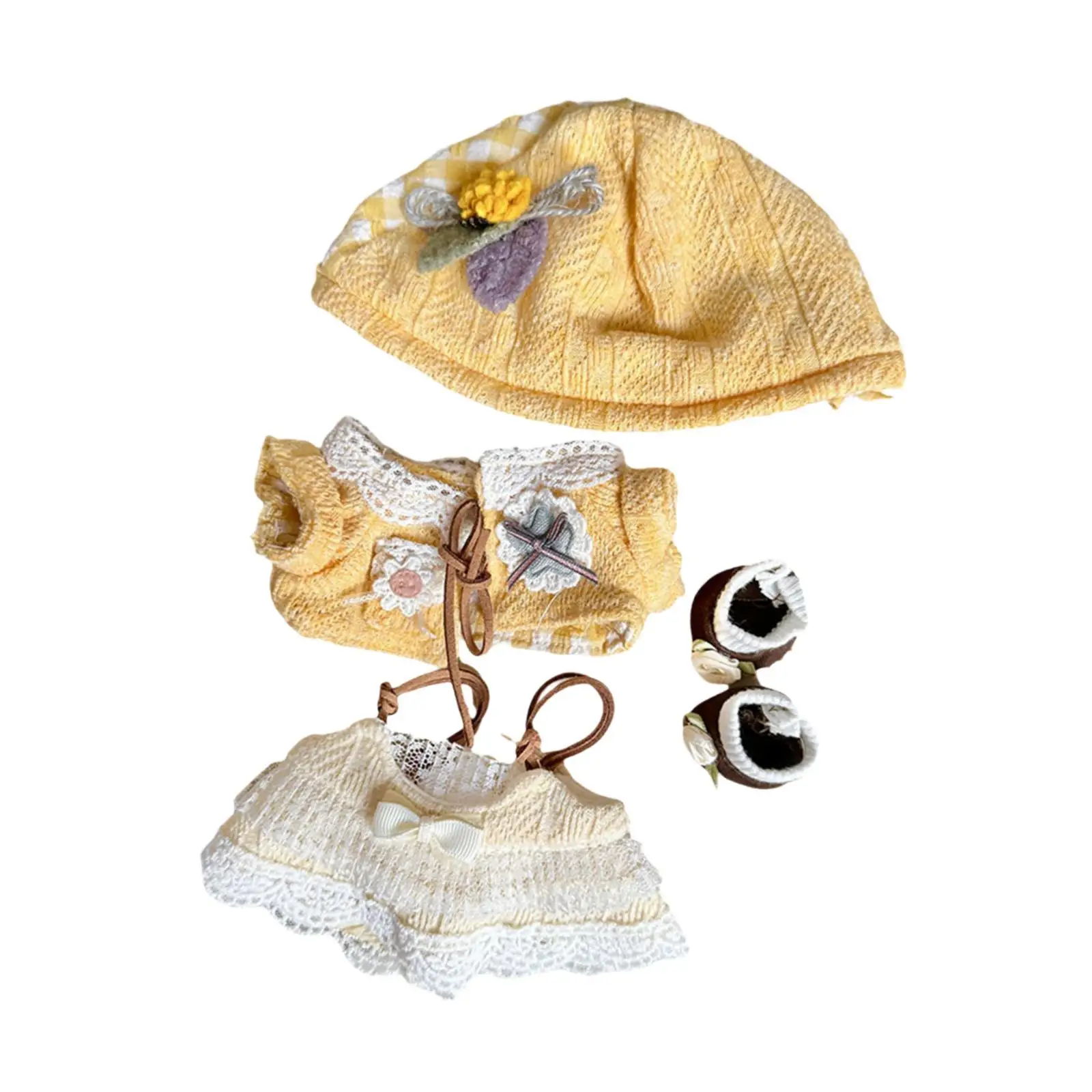 20cm Plush Doll Clothes Dress Doll Outifits Photo Props Stylish DIY Accessories
20cm Plush Doll Clothes Dress Doll Outifits Photo Props Stylish DIY Accessories