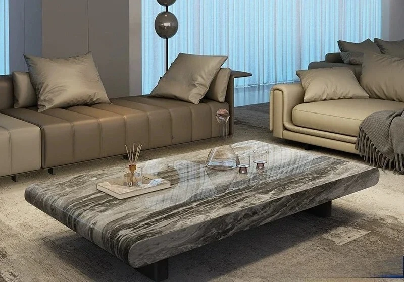 Modern simple small apartment Italian minimalist marble premium rectangular coffee table
Modern simple small apartment Italian minimalist marble premium rectangular coffee table