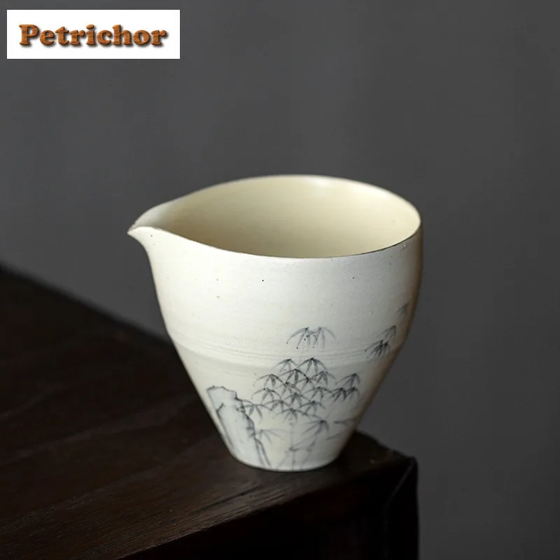 170ml Hand Drawn Ink Bamboo Tea Pitcher Pour Tea Cha Hai Dispenser Justice Cup Oolong Tea Fair Mug Teaware Gift Accessories Gift
170ml Hand Drawn Ink Bamboo Tea Pitcher Pour Tea Cha Hai Dispenser Justice Cup Oolong Tea Fair Mug Teaware Gift Accessories Gift