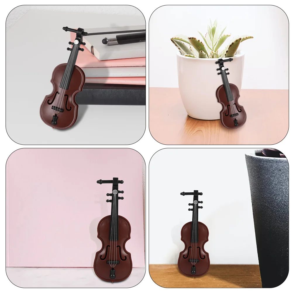 Miniature Violin Shaped Christmas Tree Decorations Desktop Musical Instrument Models Wood Style Ornament Sets 15 Pieces
Miniature Violin Shaped Christmas Tree Decorations Desktop Musical Instrument Models Wood Style Ornament Sets 15 Pieces