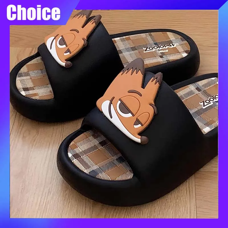 Тапочки Zootopia Disney Nick Judy, милые нескользящие тапочки с героями мультфильмов, повседневные модные тапочки, домашняя обувь для пляжа, бассейна, ванной комнаты, подарок
Тапочки Zootopia Disney Nick Judy, милые нескользящие тапочки с героями мультфильмов, повседневные модные тапочки, домашняя обувь для пляжа, бассейна, ванной комнаты, подарок