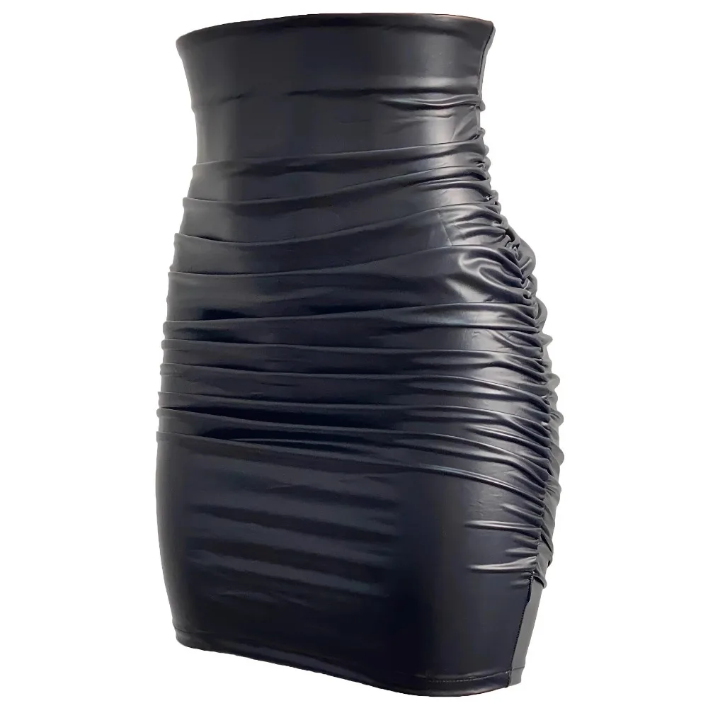 Popular PU Leather Skirt Women's Pleated Half Skirt, European and American Ins Zipper High Waisted Hip Hugging Skirt Women
Popular PU Leather Skirt Women's Pleated Half Skirt, European and American Ins Zipper High Waisted Hip Hugging Skirt Women