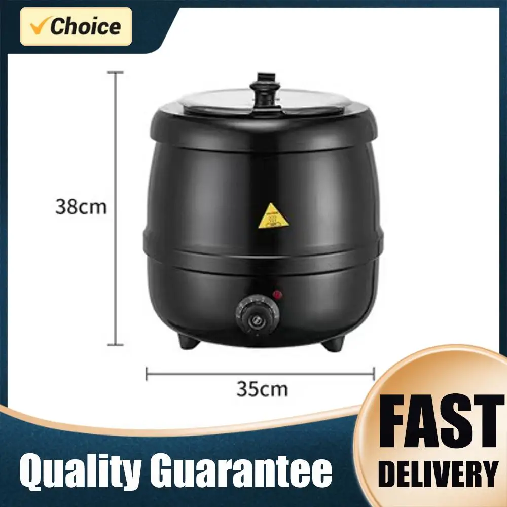 10L Electric Soup Warmer Stainless Steel Electric Soup Pot Heating Stew Kettle for Restaurants and Party Home Catering
10L Electric Soup Warmer Stainless Steel Electric Soup Pot Heating Stew Kettle for Restaurants and Party Home Catering