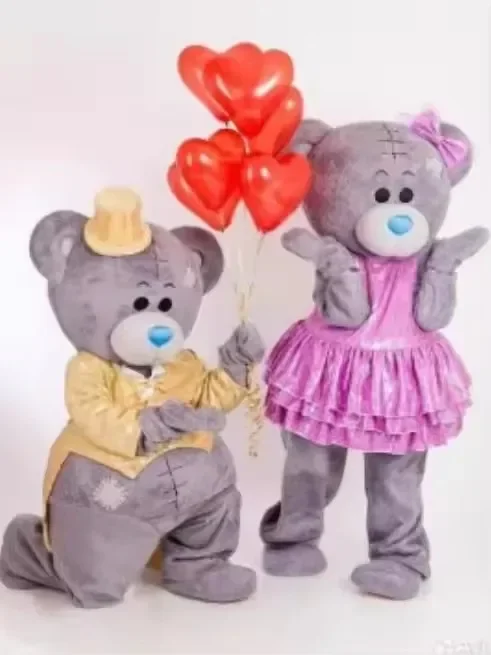 Wedding Teddy Bear Mascot Costume Brown Bear Advertising Event Fancy Dress Carnival Party Anime Stage Shows Adult Surprise Props
Wedding Teddy Bear Mascot Costume Brown Bear Advertising Event Fancy Dress Carnival Party Anime Stage Shows Adult Surprise Props