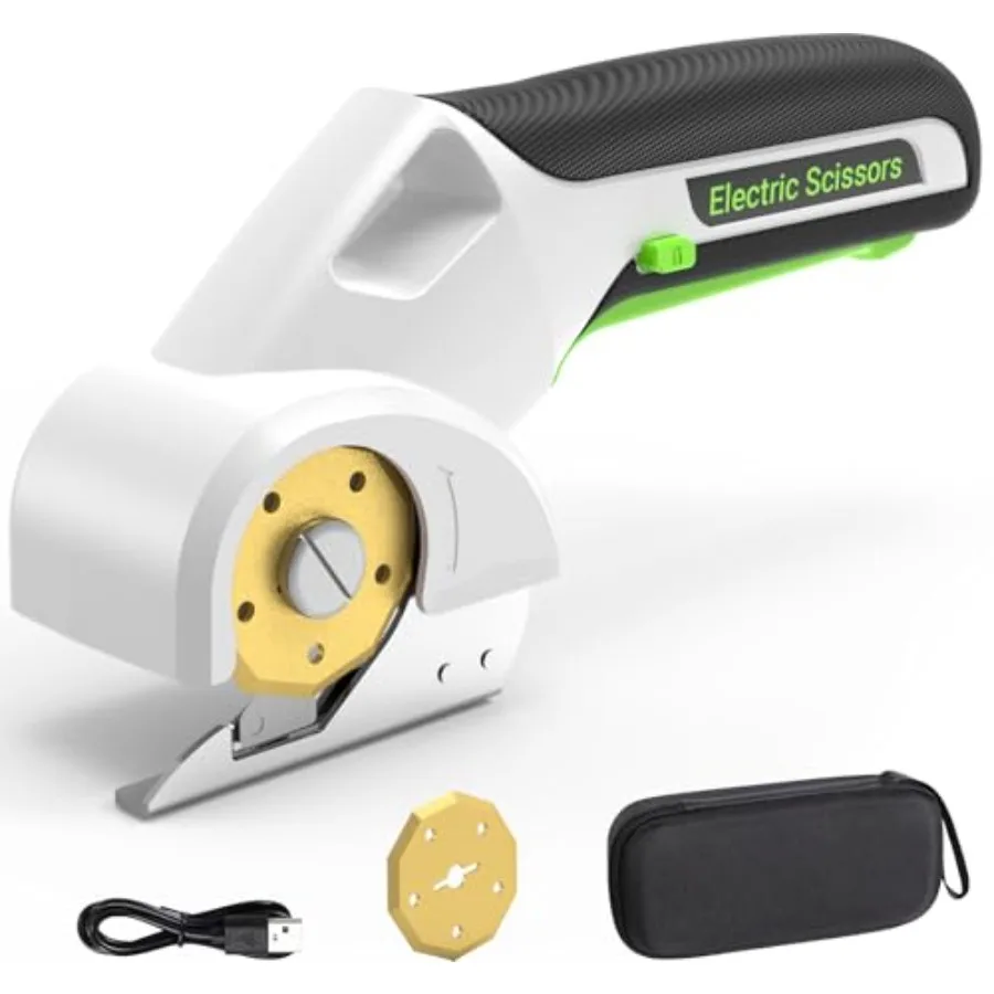 2026 NEW 4V Cordless Electric Cutting Tools Cardboard Cutter with 2 Titanium Blade Accessories Safety Lock Rotary Cutter for Ca
2026 NEW 4V Cordless Electric Cutting Tools Cardboard Cutter with 2 Titanium Blade Accessories Safety Lock Rotary Cutter for Ca
