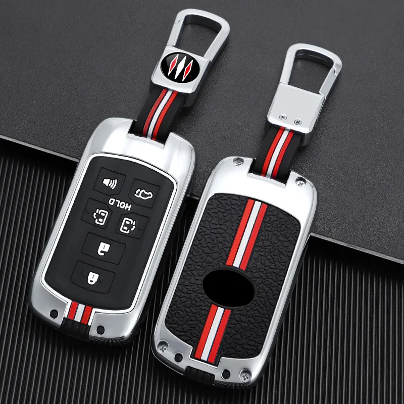 6 Buttons New Zinc Alloy Silicone Car Key Case Cover For Toyota Sienna 2011 2012 2013 2014 2015 2016 2017 2018 2019
6 Buttons New Zinc Alloy Silicone Car Key Case Cover For Toyota Sienna 2011 2012 2013 2014 2015 2016 2017 2018 2019