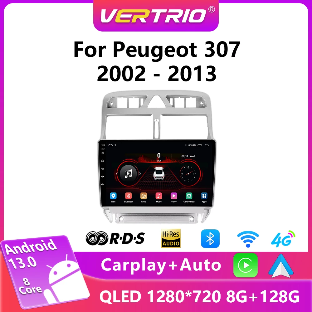 Autoradio 2din Android 12 car multimedia player for Peugeot 307 307CC 307SW 2002-2013 car radio GPS navigation WiFi Bluetooth 4G
Autoradio 2din Android 12 car multimedia player for Peugeot 307 307CC 307SW 2002-2013 car radio GPS navigation WiFi Bluetooth 4G