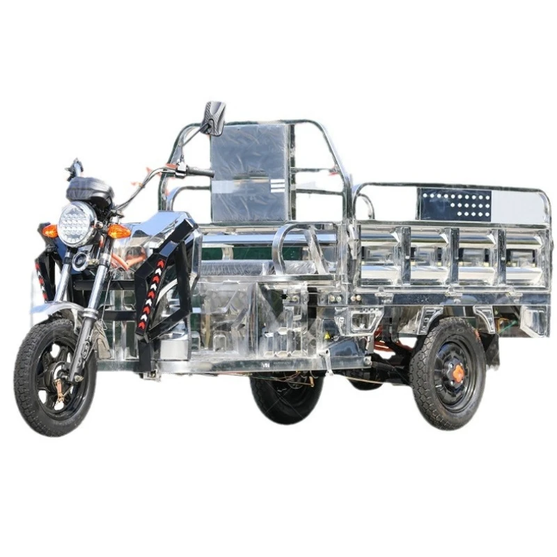 Stainless steel household pulling cargo load agricultural vehicle electric manufacturer new electric tricycle
Stainless steel household pulling cargo load agricultural vehicle electric manufacturer new electric tricycle