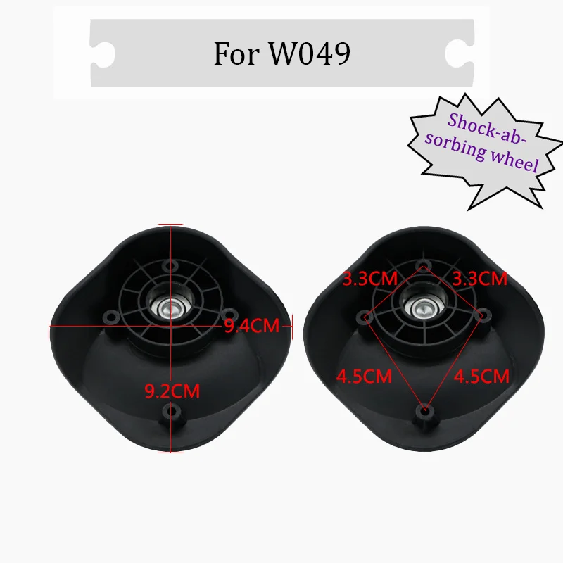 For W049 Silent Swivel Castor Accessories Premium Luggage Upgrade Set - Gold-Plated Bearings For 100% Silent Smooth Movement
For W049 Silent Swivel Castor Accessories Premium Luggage Upgrade Set - Gold-Plated Bearings For 100% Silent Smooth Movement