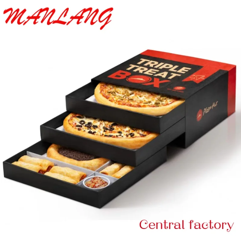 Custom Restaurant Food Grade Customizable Three Layers Corrugated Pizza Box 32x32x4
Custom Restaurant Food Grade Customizable Three Layers Corrugated Pizza Box 32x32x4