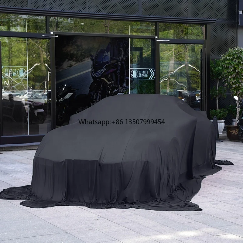 Luxury Exhibition Car Cover Super Soft Shiny Dustproof Indoor Reveal Cover
Luxury Exhibition Car Cover Super Soft Shiny Dustproof Indoor Reveal Cover