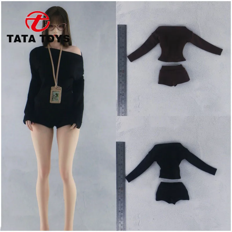 1/6 scale female Letter-shoulder sweatshirt long-sleeve base top with casual shorts set fit 12'' inches action figure doll
1/6 scale female Letter-shoulder sweatshirt long-sleeve base top with casual shorts set fit 12'' inches action figure doll