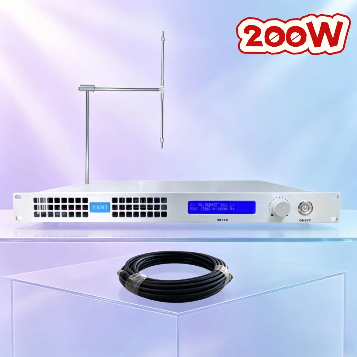 TG- Community YXHT-1, 200W FM Transmitter Kit with Antenna, Park Music, Industrial Grade Strong RF Signal
TG- Community YXHT-1, 200W FM Transmitter Kit with Antenna, Park Music, Industrial Grade Strong RF Signal