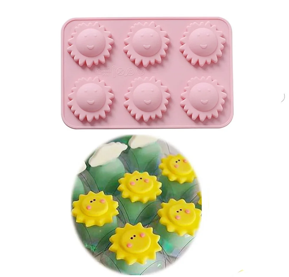 Sun Face Ice Cube Tray Silicone Mold for Candy Gummy Cookie Fondant Jello Jelly Bakeware Baking Cake Soap Lotion Bar Clay Mint
Sun Face Ice Cube Tray Silicone Mold for Candy Gummy Cookie Fondant Jello Jelly Bakeware Baking Cake Soap Lotion Bar Clay Mint