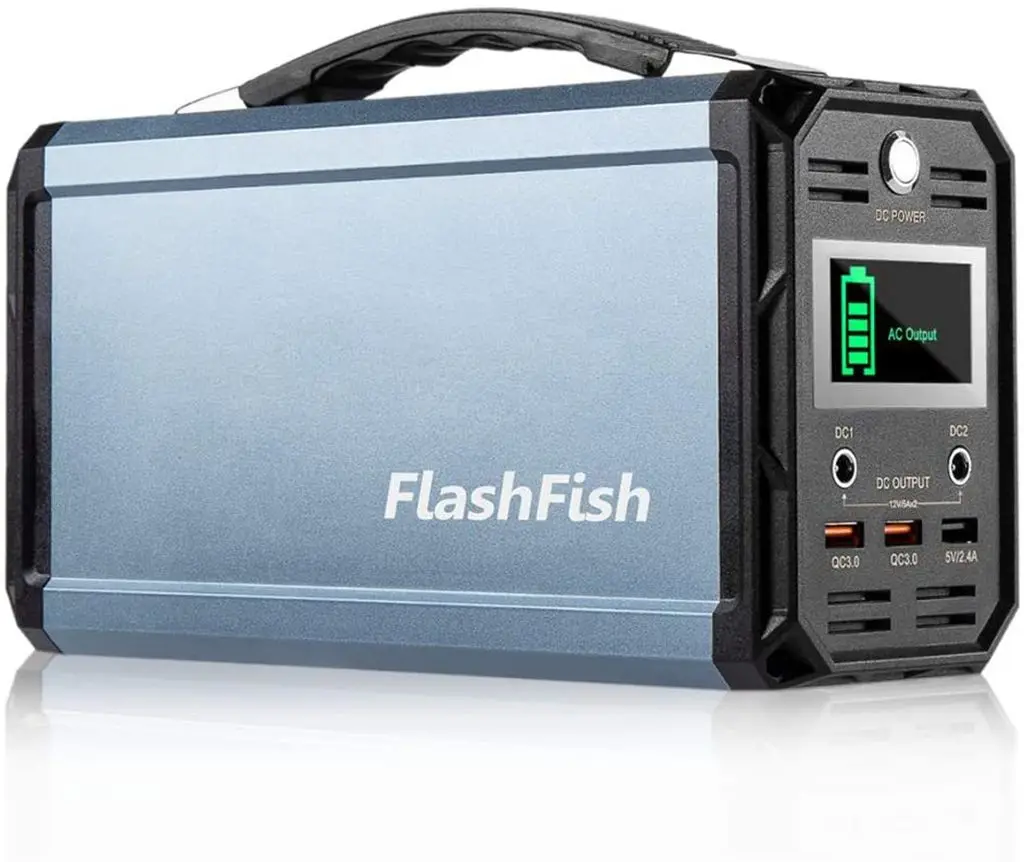 300W Solar Generator, FlashFish 60000mAh Portable Power Station Camping Potable Generator
300W Solar Generator, FlashFish 60000mAh Portable Power Station Camping Potable Generator