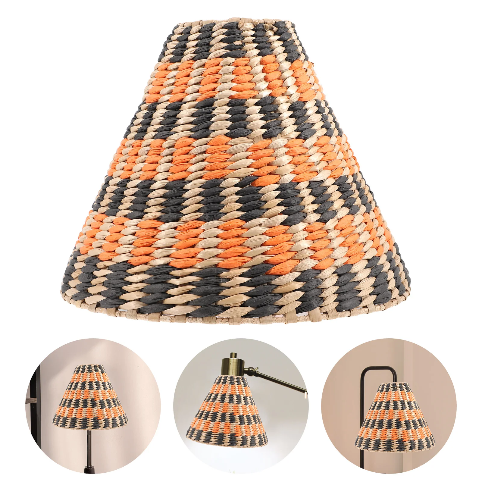 Small Lampshade Paper Rope and Metal Material Vintage Style E27 E14 Indoor Ceiling Lamp Cover Lampshades Small,small Lampshade
Small Lampshade Paper Rope and Metal Material Vintage Style E27 E14 Indoor Ceiling Lamp Cover Lampshades Small,small Lampshade