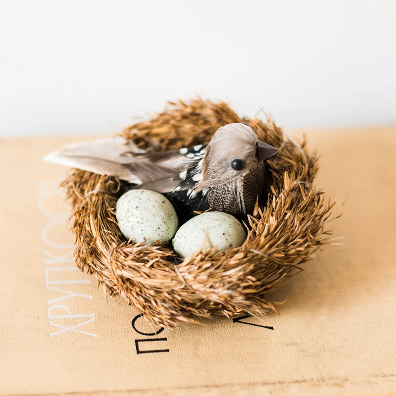 Desktop Decoration Craft Bird Ornament Clip Bird Nest Simulation Cartoon Animal Design Simple Modern American Country ornament
Desktop Decoration Craft Bird Ornament Clip Bird Nest Simulation Cartoon Animal Design Simple Modern American Country ornament
