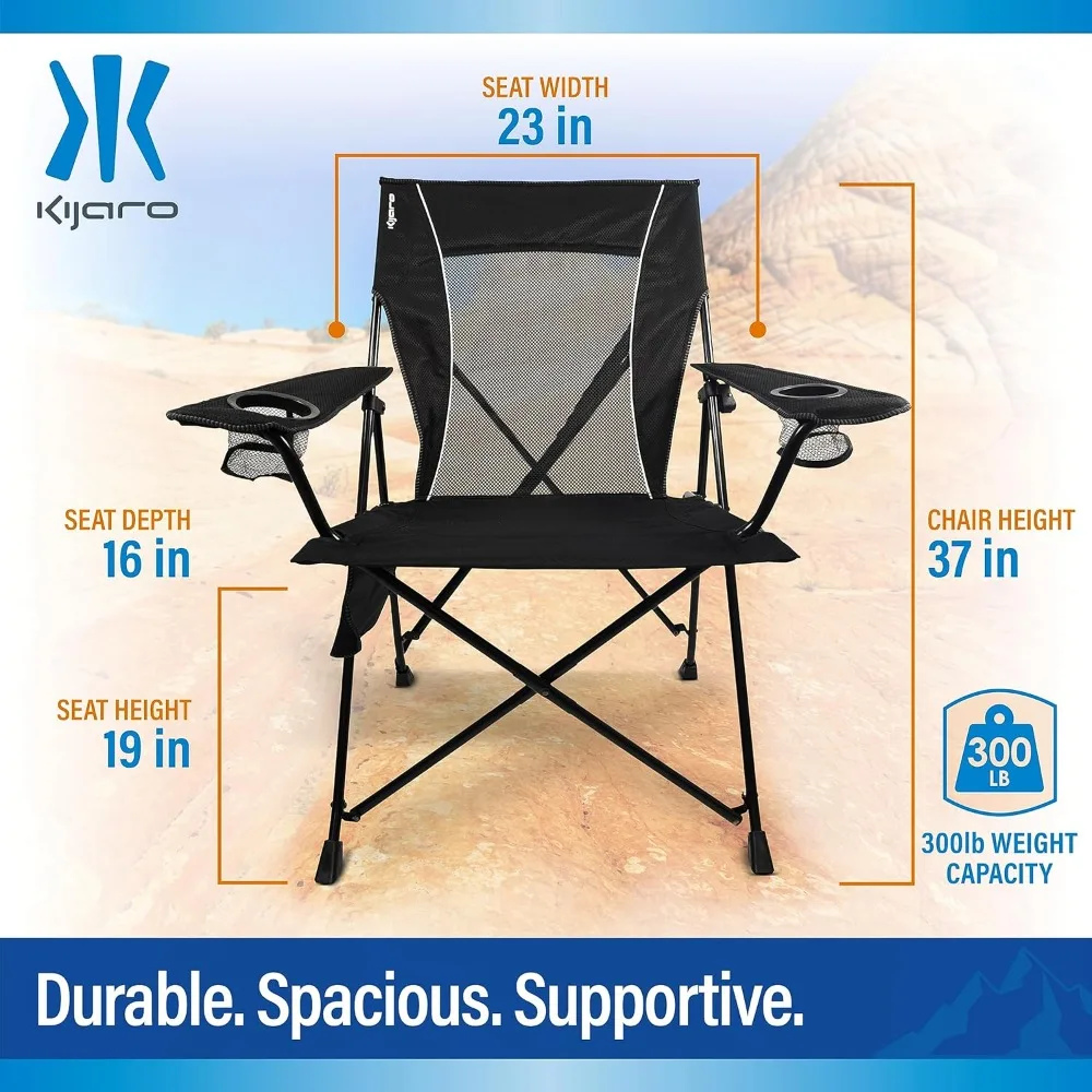 Foldable Camping Chair, Vik Black, Polyester, Mesh, Steel, Portable, Durable, Unisex
Foldable Camping Chair, Vik Black, Polyester, Mesh, Steel, Portable, Durable, Unisex