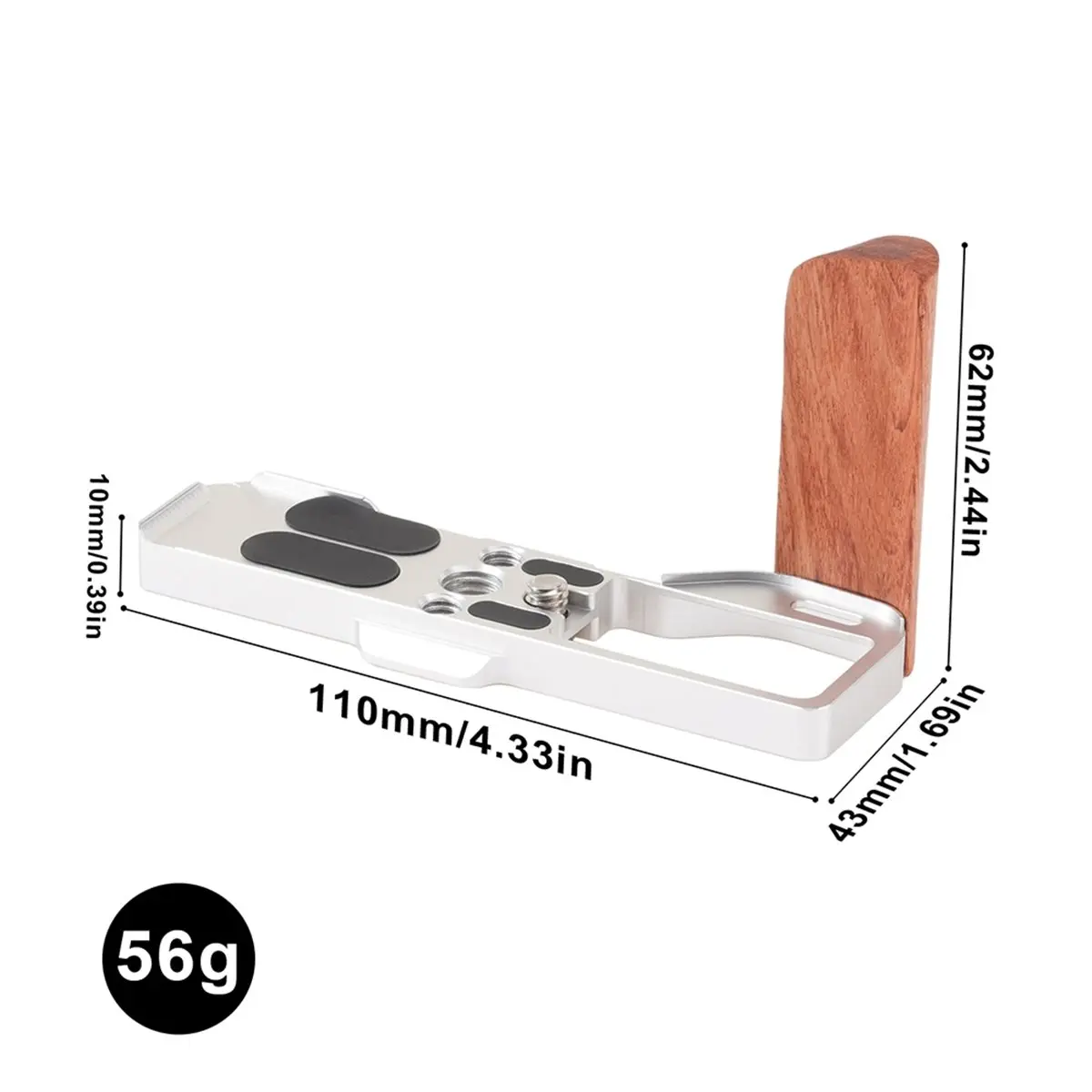 N05R JLWIN Hand Grip L Bracket Holder for Ricoh GR IV GRIV GR4 Camera Handgrip L-Shape Bracket Quick Release Plate Silver
N05R JLWIN Hand Grip L Bracket Holder for Ricoh GR IV GRIV GR4 Camera Handgrip L-Shape Bracket Quick Release Plate Silver