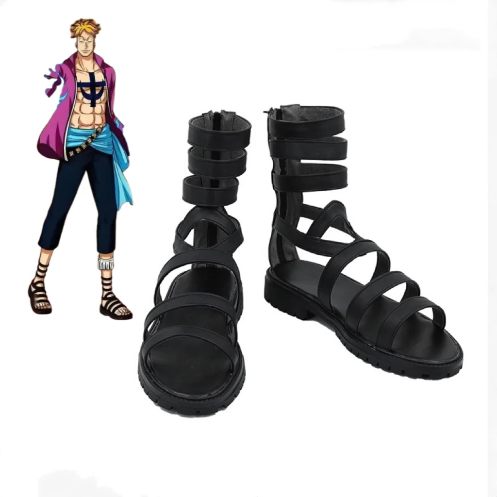 OnePiece Marco Cosplay Costume Brown Handmade Shoes Sandal Shoes
OnePiece Marco Cosplay Costume Brown Handmade Shoes Sandal Shoes