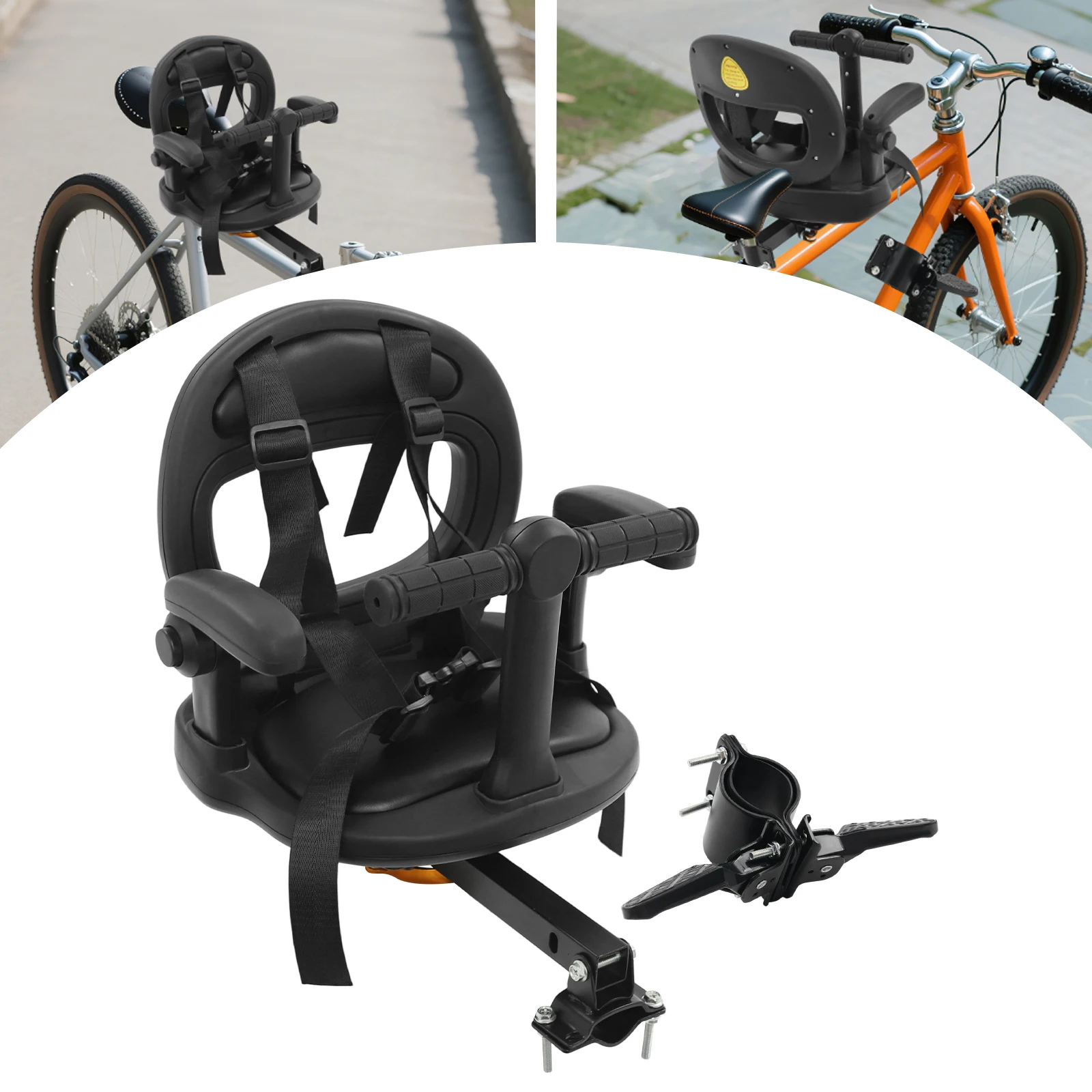 Baby Bicycle Seat Detachable Front Mounted Child Bike Seat with Handlebar Toddler Child Safety Baby Carrier Seat Bike C
Baby Bicycle Seat Detachable Front Mounted Child Bike Seat with Handlebar Toddler Child Safety Baby Carrier Seat Bike C