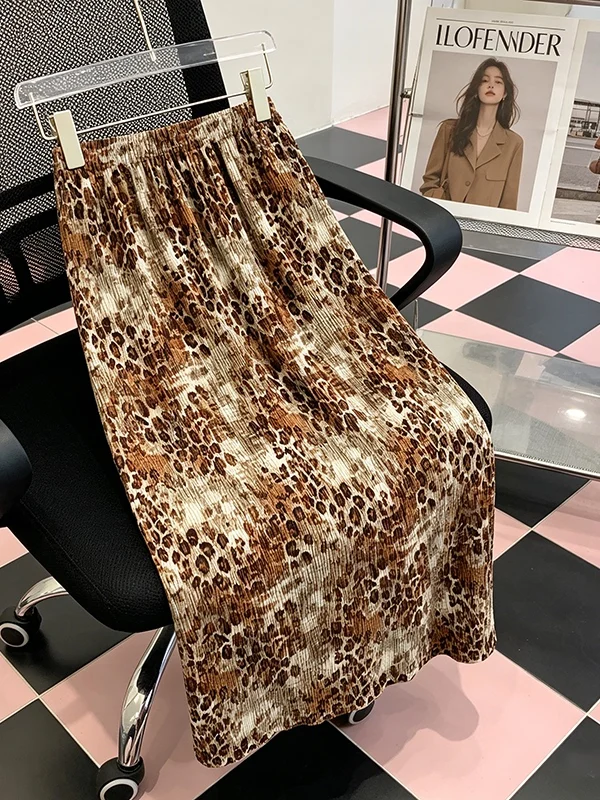plus Size Midi Skirt Fashionable Leopard Print Pleated Straight Leg Split Summer New Arrival Women's Clothing Versatile Half-...
plus Size Midi Skirt Fashionable Leopard Print Pleated Straight Leg Split Summer New Arrival Women's Clothing Versatile Half-...