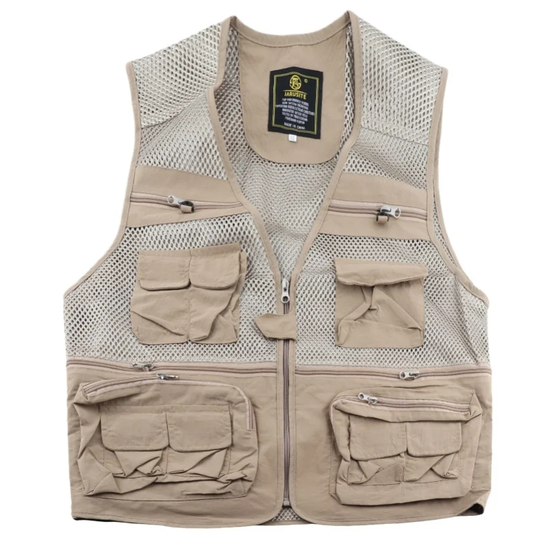 Fishing Vest Breathable Fishing Travel Mesh Vest With Zipper Pockets Summer Work Vest For Outdoor Activities
Fishing Vest Breathable Fishing Travel Mesh Vest With Zipper Pockets Summer Work Vest For Outdoor Activities