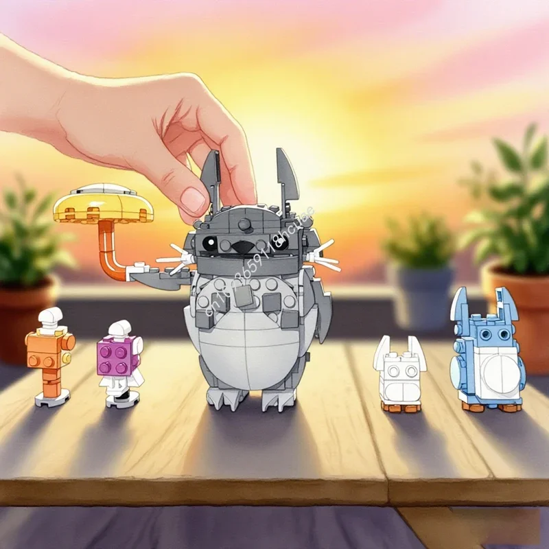 279pcs MOC My Neighbor Totoro Creator Cat Alt Build 3 1 Toys Model Building Blocks Architecture Festival Gifts Education
279pcs MOC My Neighbor Totoro Creator Cat Alt Build 3 1 Toys Model Building Blocks Architecture Festival Gifts Education