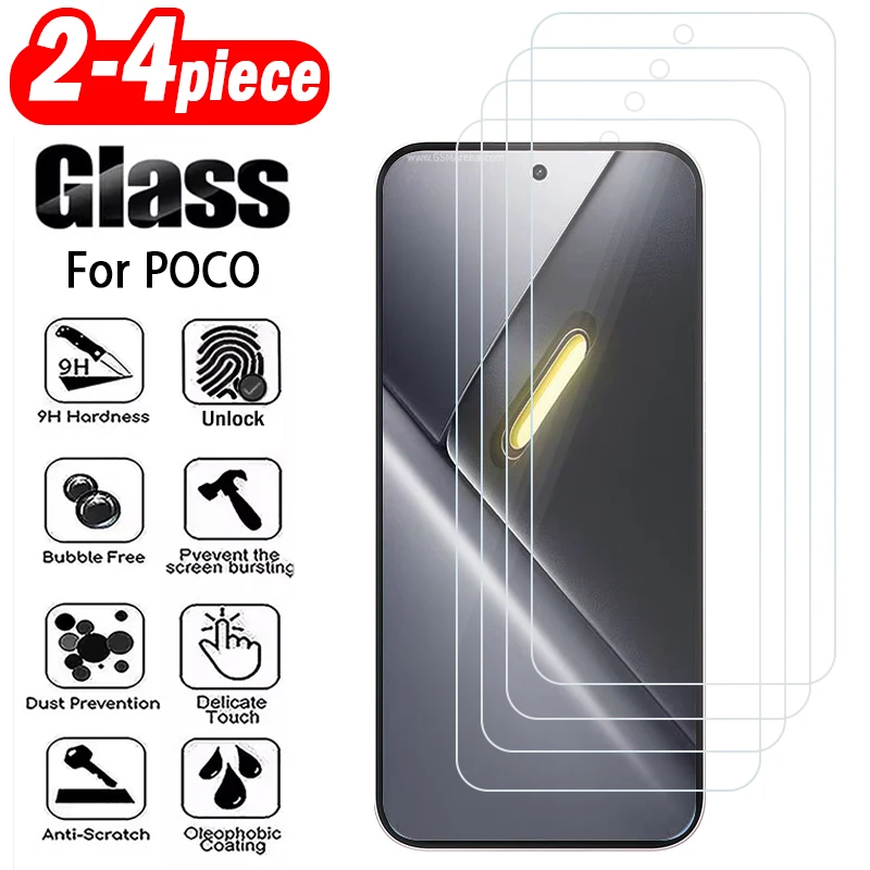 2-4Piece Tempered Glass For Xiaomi Poco X8 Pro Max Screen Protector For Poco X8 X7 X6 X5 Pro High Definition Protective Film
2-4Piece Tempered Glass For Xiaomi Poco X8 Pro Max Screen Protector For Poco X8 X7 X6 X5 Pro High Definition Protective Film
