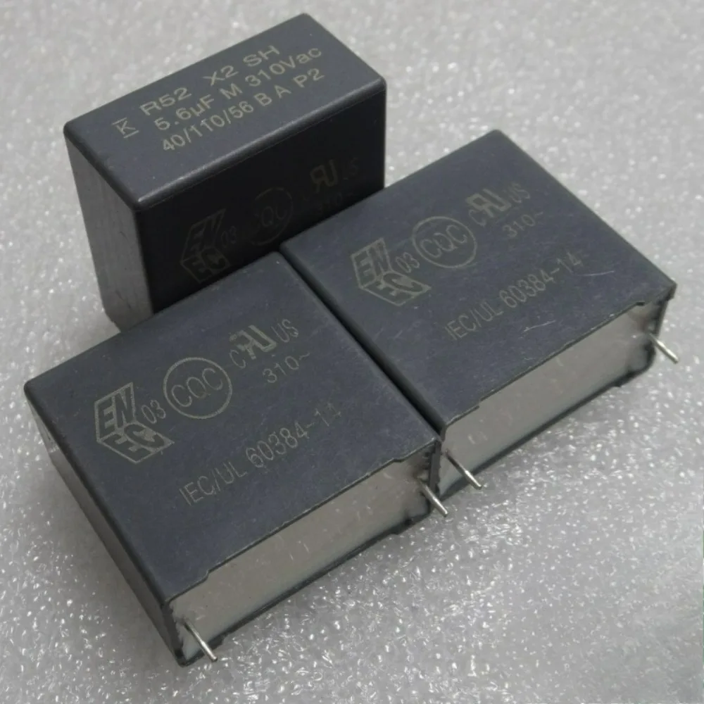 1PCS R52 5.6uf 310VAC 5u6 565 M Brand New 27.5mm Film Capacitor
1PCS R52 5.6uf 310VAC 5u6 565 M Brand New 27.5mm Film Capacitor