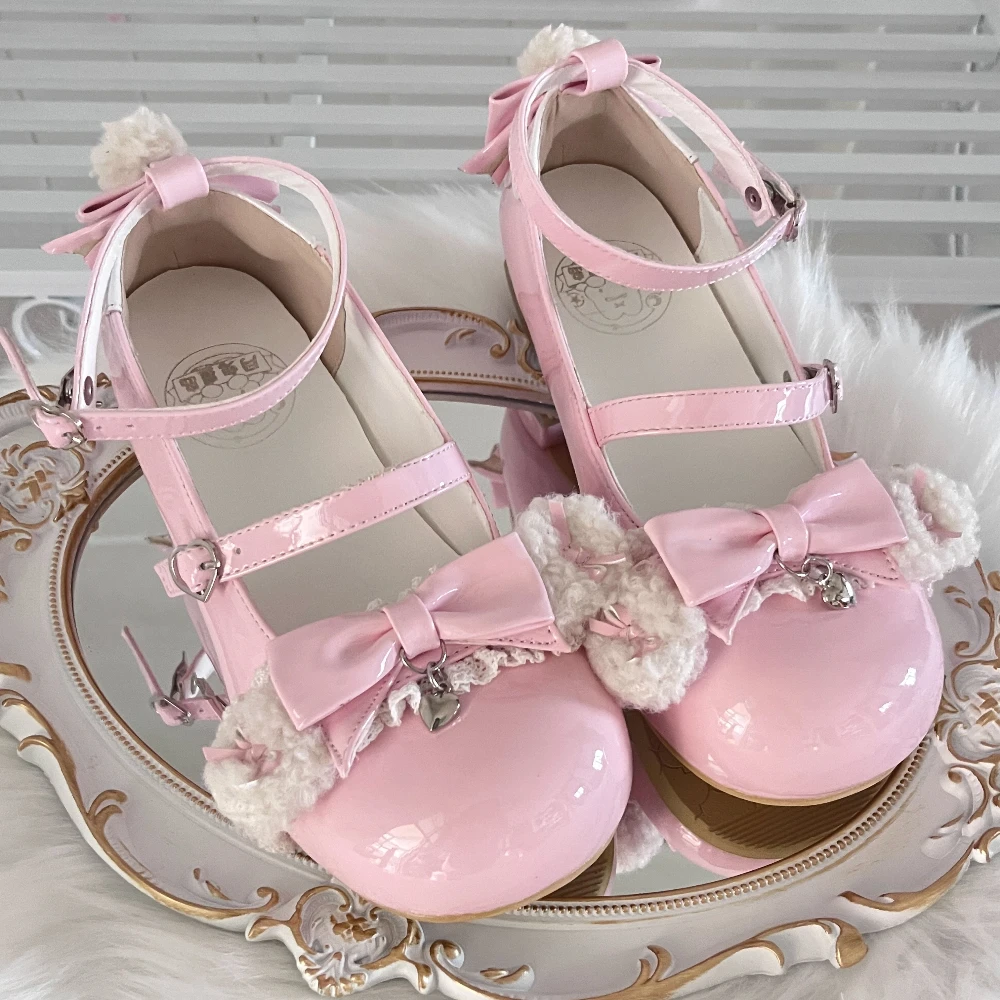 Round Head Flats Lolita Kawaii Platform Shoes Women Low Heel Summer Mary Jane Heels Sweet Leather Single Shoes Pumps Original
Round Head Flats Lolita Kawaii Platform Shoes Women Low Heel Summer Mary Jane Heels Sweet Leather Single Shoes Pumps Original