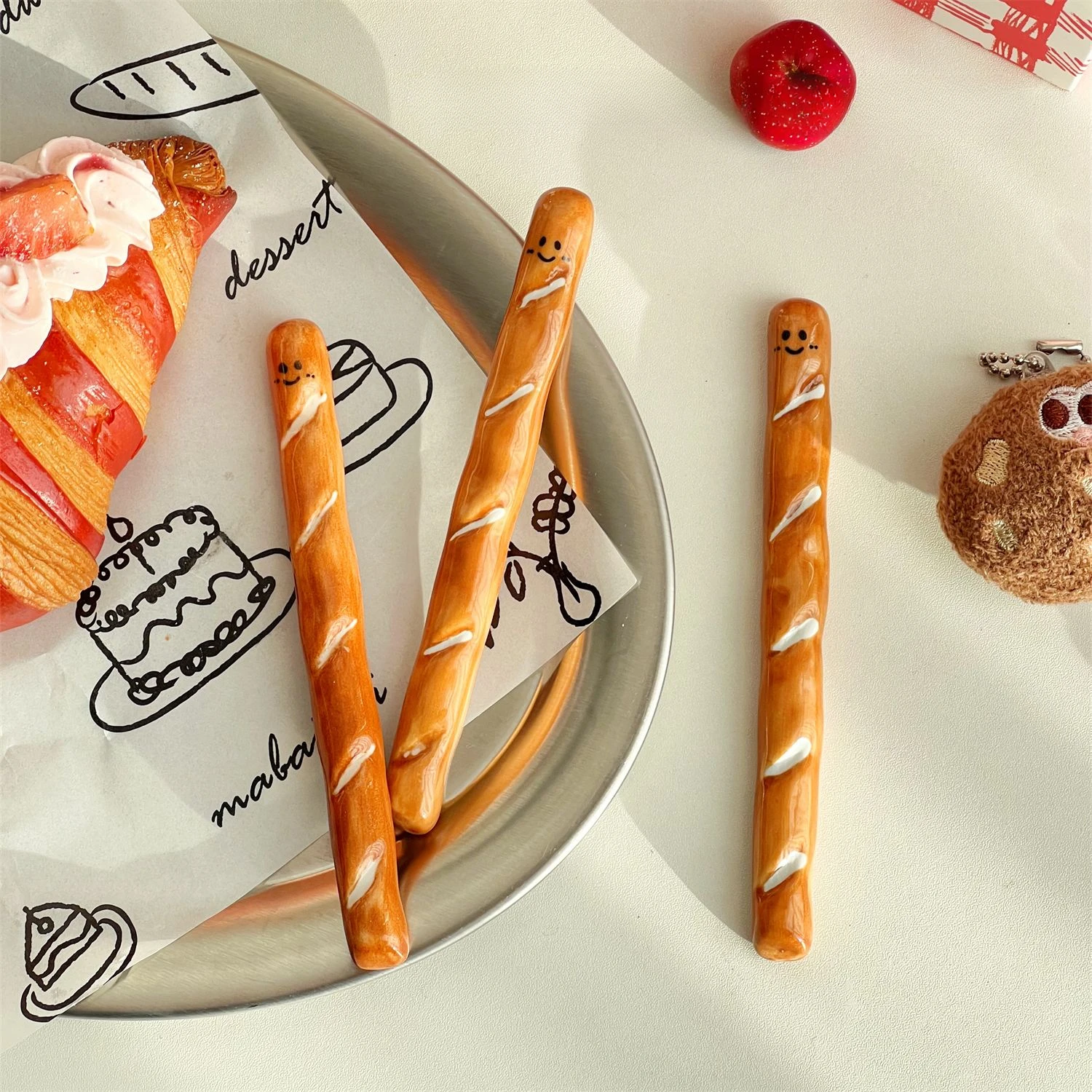 New Beverage Coffee Beverage Stirring Stick, Simulated Baguette Super Long Food Grade Ceramic Stick High Value Home
New Beverage Coffee Beverage Stirring Stick, Simulated Baguette Super Long Food Grade Ceramic Stick High Value Home