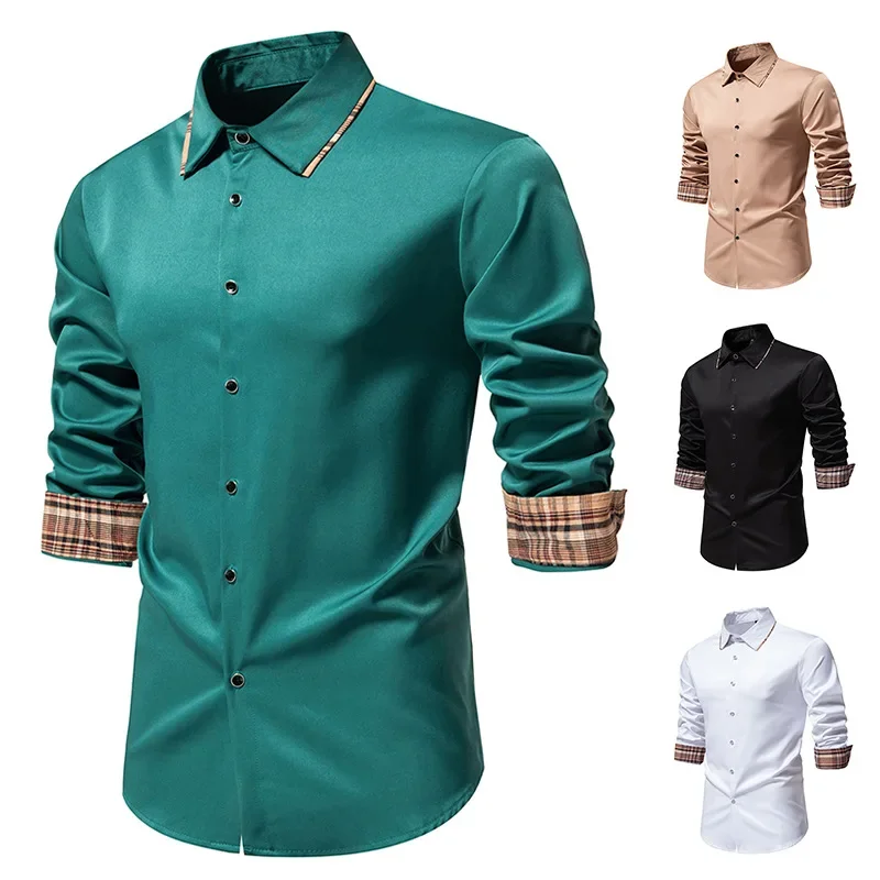 2023 New Autumn and Winter Men's Simple Plaid Shirt Fashion Colored Long Sleeve Shirt Men's Casual Shirt
2023 New Autumn and Winter Men's Simple Plaid Shirt Fashion Colored Long Sleeve Shirt Men's Casual Shirt