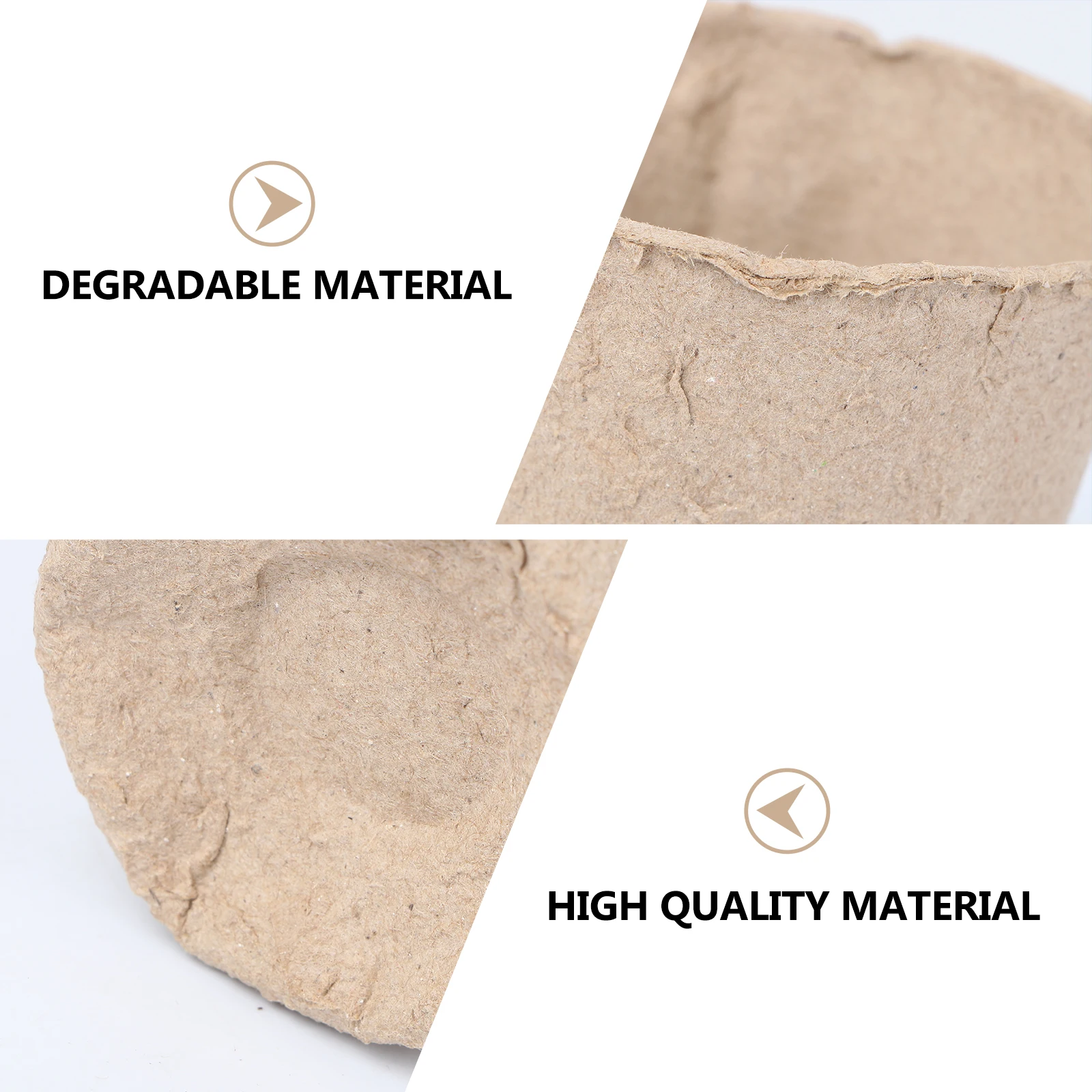 50 Pcs Nursery Cup Plant Biodegradable Pots Round Paper Pulp Seedling Garden Supplies
50 Pcs Nursery Cup Plant Biodegradable Pots Round Paper Pulp Seedling Garden Supplies