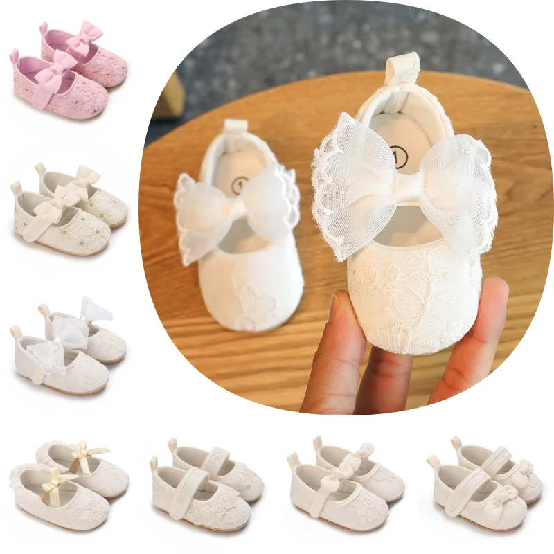 Cute Cotton Flower Embroidery Princess Baby Moccasins Bow Fringe Rubber Sole Soft Footwear For Infant Girls 0-18M
Cute Cotton Flower Embroidery Princess Baby Moccasins Bow Fringe Rubber Sole Soft Footwear For Infant Girls 0-18M